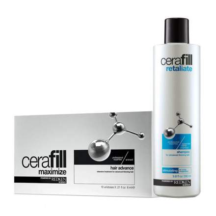 Redken Kit Cerafill Retaliate Fiale 30 x 6 ml + Shampoo